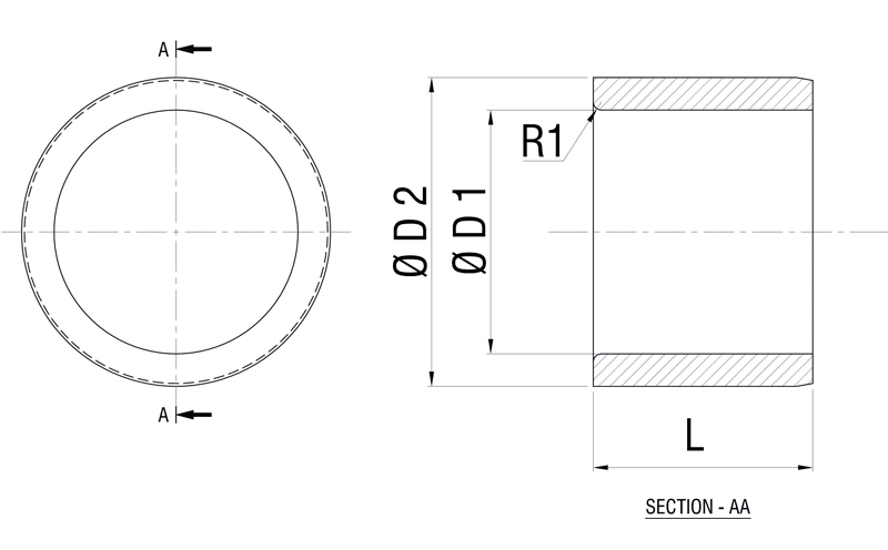 MOULD BOX BUSH ROUND