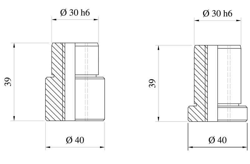 C.I. MATCH PLATE BUSH FLAT